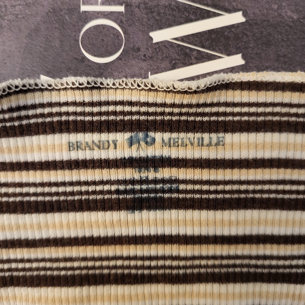 Striped Long Sleeve Women's Top - Picture 2 of 4